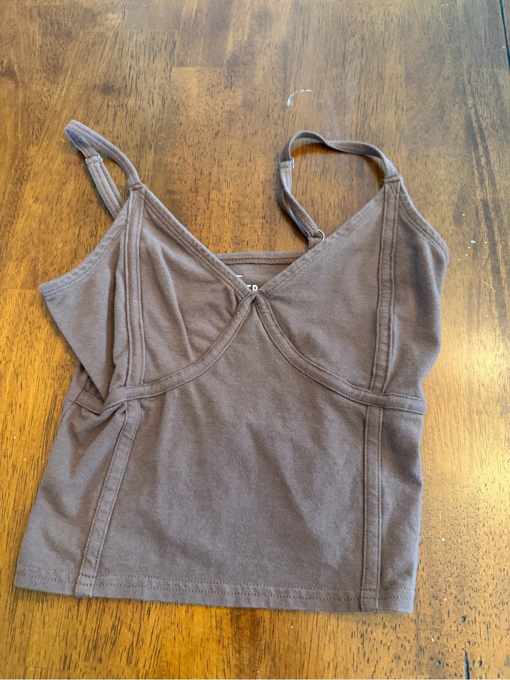 Hollister Brown Scoop Cami Tank